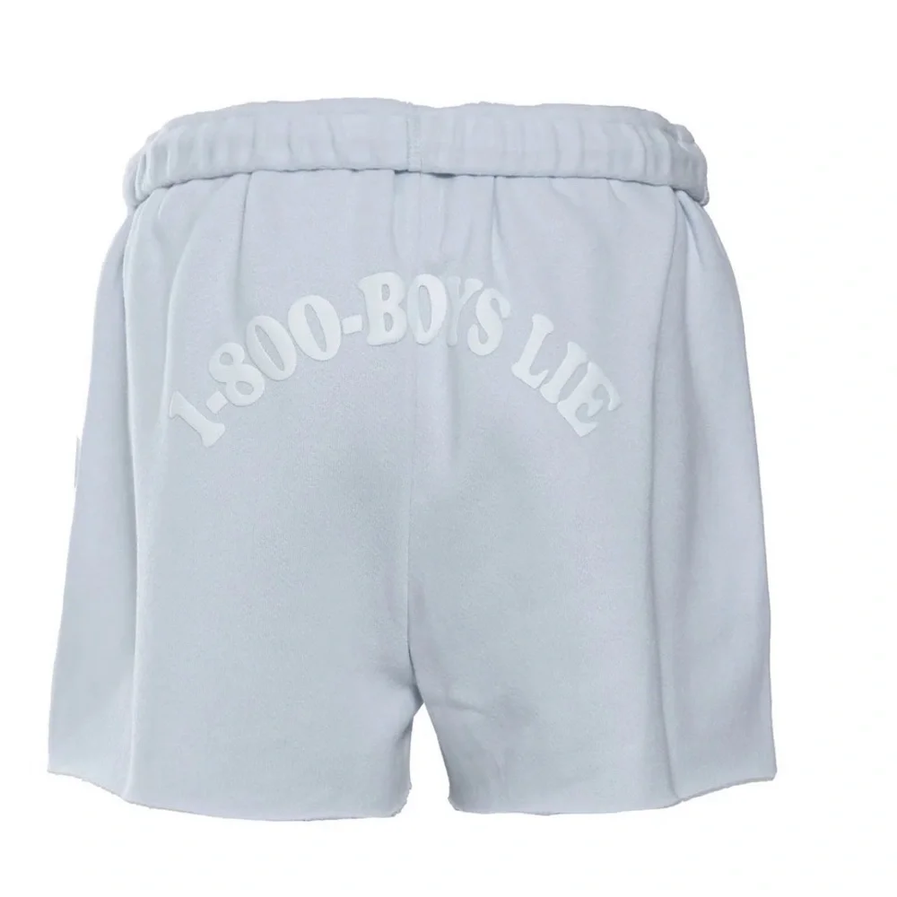 Light BLUE 1-800 BOYS LIE BASIC SHORTS sweatpant cotton L - Picture 1 of 5